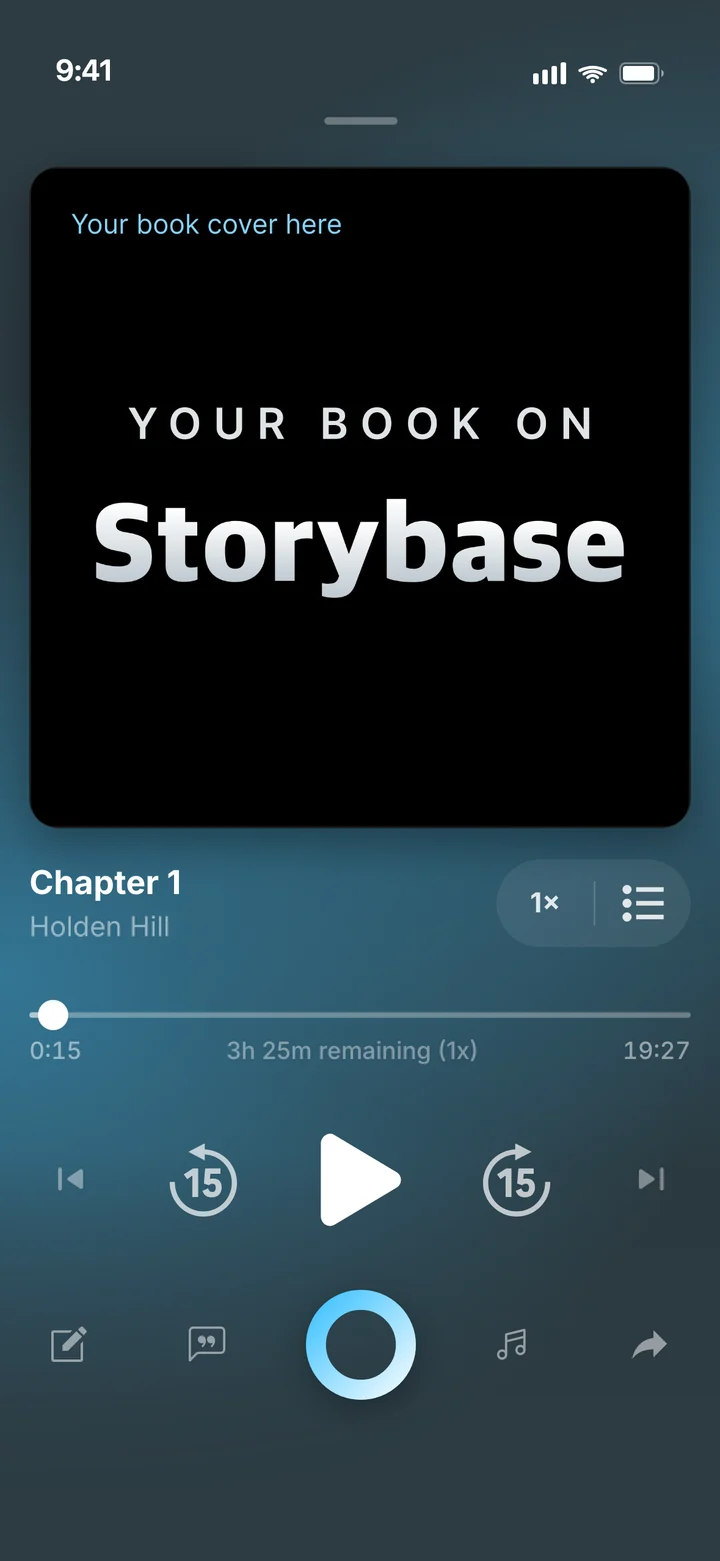 Listen screen