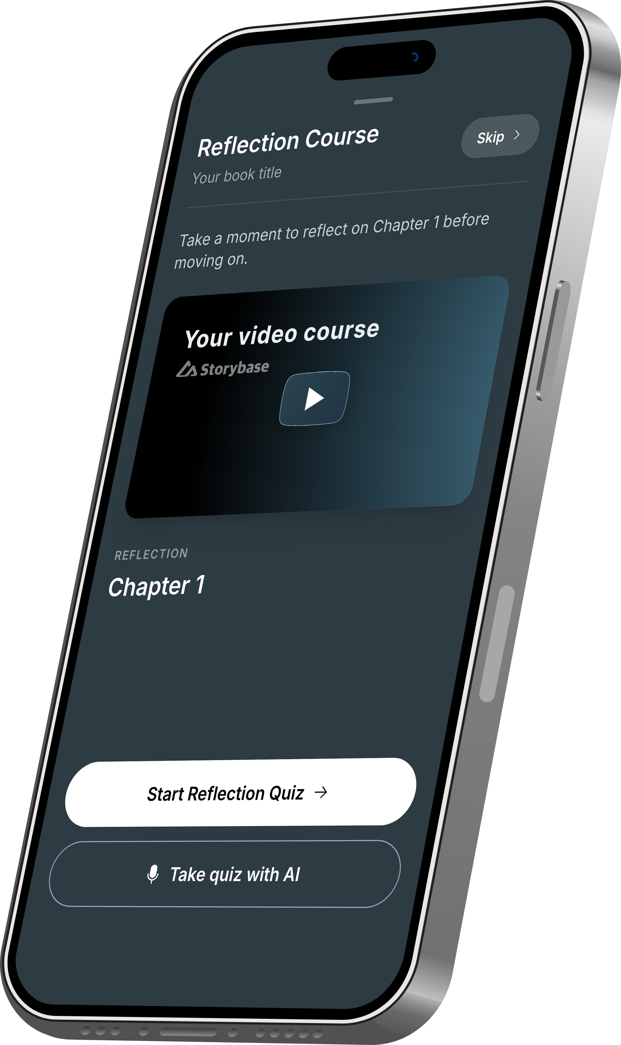 Course screen